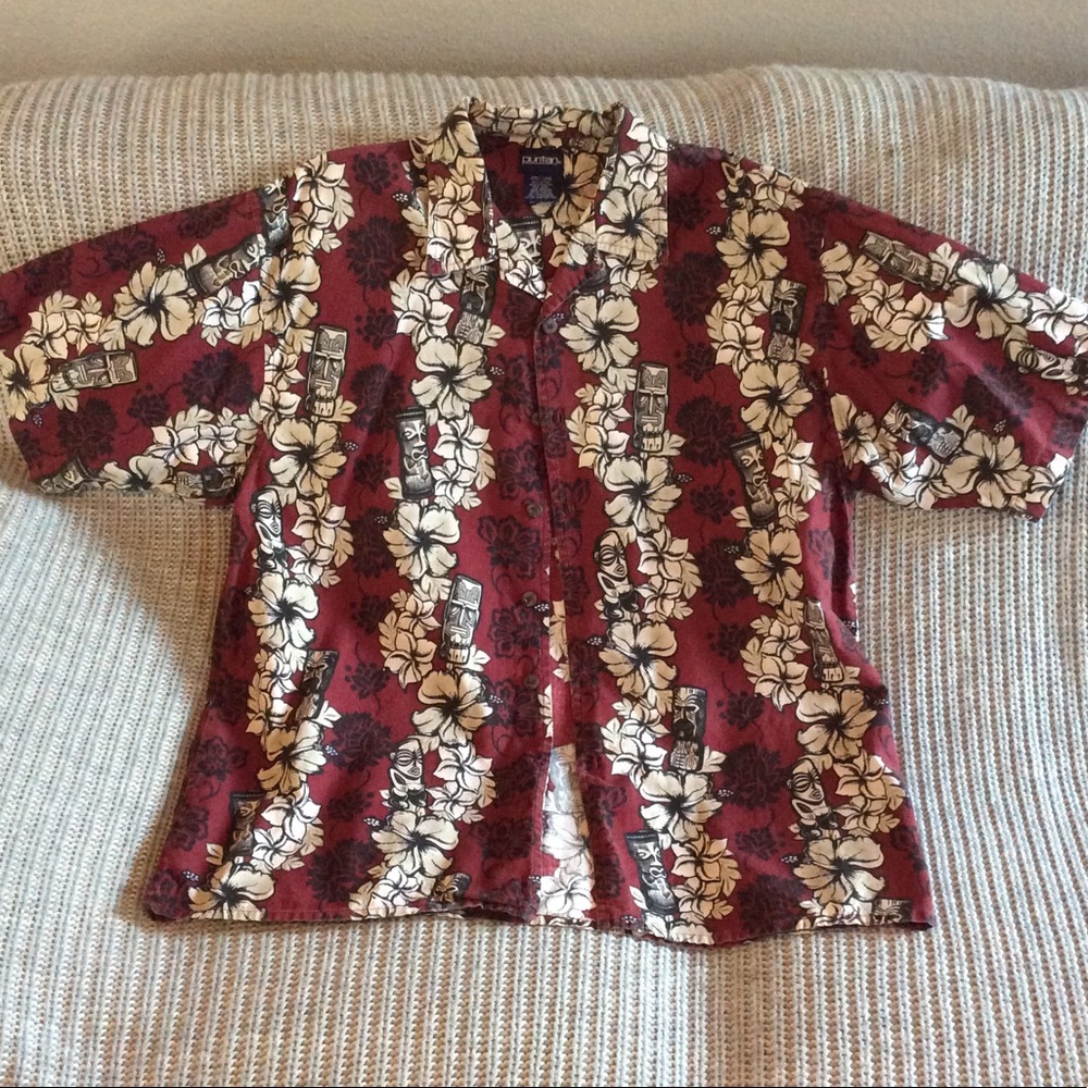Men’s Tiki Rockabilly button down. Size large.